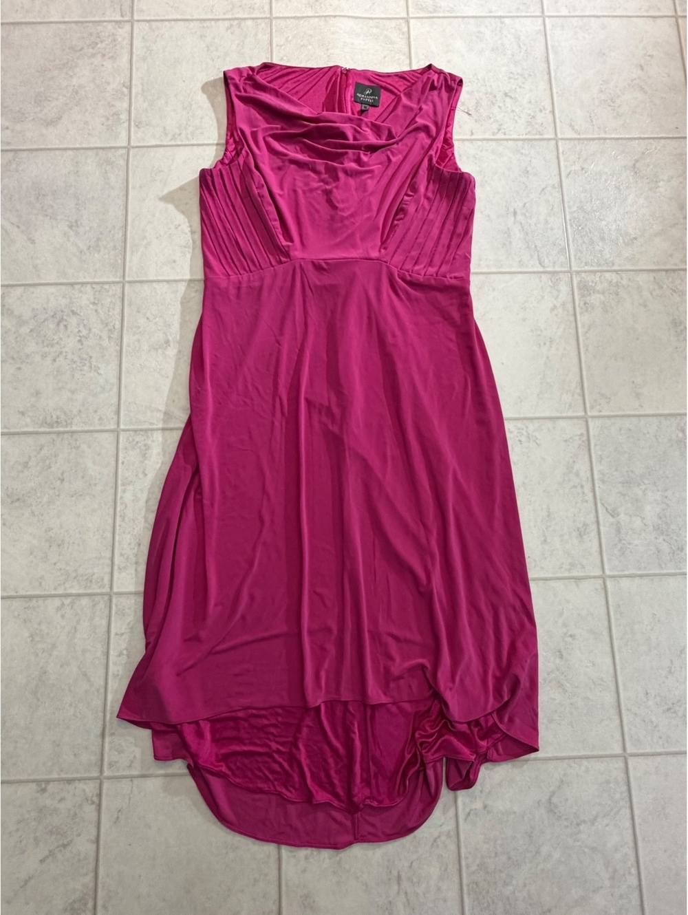 Adrianna Papell pink sleeveless dress